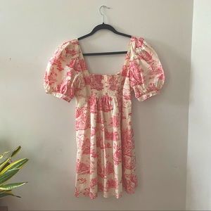 Laura Ashley Urban Outfitters Puff Sleeve Dress
